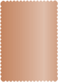 Copper Scallop Card 5 x 7 - 25/Pk