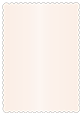 Coral metallic Scallop Card 5 x 7
