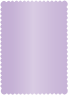 Violet Scallop Card 5 x 7 - 25/Pk