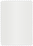 Silver Scallop Card 5 x 7 - 25/Pk