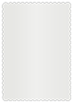 Silver Scallop Card 5 x 7 - 25/Pk