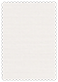 Linen Natural White Scallop Card 5 x 7