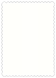 White Pearl Scallop Card 5 x 7 - 25/Pk