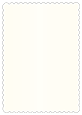 Natural White Pearl Scallop Card 5 x 7 - 25/Pk