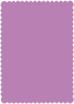 Plum Punch Scallop Card 5 x 7 - 25/Pk