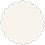 Beige Scallop Circle Card 2 Inch - 25/Pk