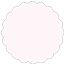 Light Pink Scallop Circle Card 2 Inch