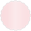 Rose Scallop Circle Card 2 Inch