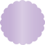 Violet Scallop Circle Card 2 Inch - 25/Pk