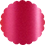 Pink Silk Scallop Circle Card 2 Inch - 25/Pk