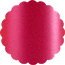 Pink Silk Scallop Circle Card 2 Inch