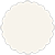 Beige Scallop Circle Card 2 1/2 Inch - 25/Pk