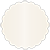 Pearlized Latte Scallop Circle Card 2 1/2 Inch - 25/Pk