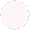 Light Pink Scallop Circle Card 3 1/2 Inch - 25/Pk