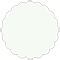 Mist Scallop Circle Card 3 1/2 Inch - 25/Pk