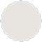 Peace Scallop Circle Card 3 1/2 Inch - 25/Pk