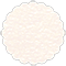 Patina (Textured) Scallop Circle Card 3 1/2 Inch - 25/Pk
