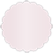 Alpine Scallop Circle Card 3 1/2 Inch - 25/Pk