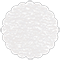 Smoke (Textured) Scallop Circle Card 3 1/2 Inch - 25/Pk