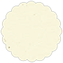 Milkweed Scallop Circle Card 4 1/2 Inch