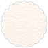 Patina (Textured) Scallop Circle Card 4 1/2 Inch - 25/Pk
