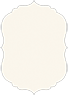 Textured Cream Crenelle Flat Card 3 1/2 x 5