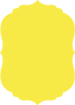 Lemon Drop Crenelle Flat Card 3 1/2 x 5