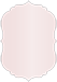 Blush Crenelle Flat Card 3 1/2 x 5 - 25/Pk