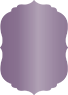 Metallic Purple Crenelle Flat Card 3 1/2 x 5 - 25/Pk