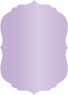 Violet Crenelle Flat Card 3 1/2 x 5