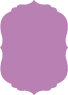 Plum Punch Crenelle Flat Card 3 1/2 x 5