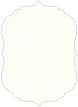 Textured Bianco Crenelle Flat Card 4 1/2 x 6 1/4 - 25/Pk