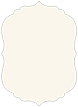 Textured Cream Crenelle Flat Card 4 1/2 x 6 1/4