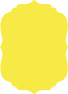 Lemon Drop Crenelle Flat Card 4 1/2 x 6 1/4 - 25/Pk