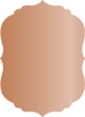 Copper Crenelle Flat Card 4 1/2 x 6 1/4