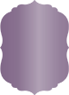 Metallic Purple Crenelle Flat Card 4 1/2 x 6 1/4 - 25/Pk