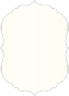 Natural White Pearl Crenelle Flat Card 4 1/2 x 6 1/4 - 25/Pk