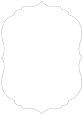 Crest Solar White Crenelle Flat Card 5 x 7