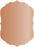 Copper Crenelle Flat Card 5 x 7 - 25/Pk