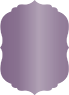 Purple Crenelle Flat Card 5 x 7 - 25/Pk