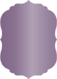 Metallic Purple Crenelle Flat Card 5 x 7 - 25/Pk