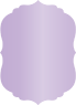 Violet Crenelle Flat Card 5 x 7 - 25/Pk