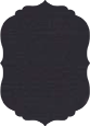 Linen Black Crenelle Flat Card 5 x 7