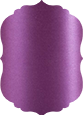 Purple Silk Crenelle Flat Card 5 x 7
