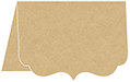 Grocer Kraft Crenelle Folded Card 5 x 7 Folded - 10/Pk