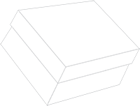 White Gift Box 13 x 13 x 7