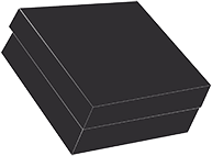 Matte Black Gift Box 11 1/4 x 11 1/4 x 4 1/2