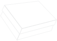 White Gift Box 9 1/2 x 12 x 3 1/2