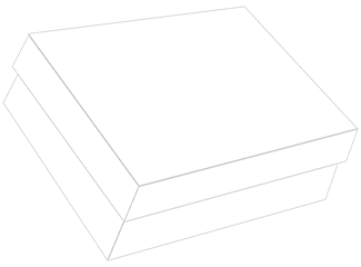 Crest Solar White Gift Box 9 1/2 x 12 x 3 1/2