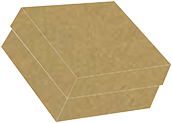 Natural Kraft Gift Box 9 x 9 x 4 1/2